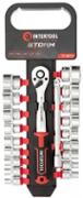 Набір головок Intertool STORM 3/8 "6х24 мм 20 од. Cr-V (ET-8015)