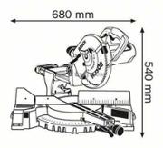 Пила торцювальна Bosch GCM 10 S (0601B20508)