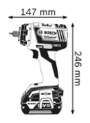 Акумуляторний шурупокрут Bosch GSR 18 V-EC FC2 (06019E1101)