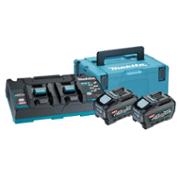 Набір Makita XGT BL4050Fx2/DC40RB/MAKPAC (191U13-9)