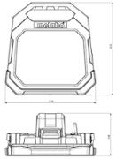 Акумуляторний прожектор Metabo Set BSA 18 LED 10000 (691211000) (без АКБ та ЗП)