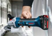 Акумуляторна кутова шліфувальна машина Bosch GWS 18-125 V-LI + GBA 18 В 4.0 Aч + GAL 18V-40 (0615990L6G)