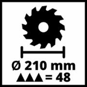 Пила торцювальна Einhell TC-SM 2131/1 Dual (4300390)