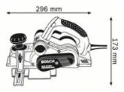 Рубанок Bosch GHO 40-82 C в валізі (060159A760)