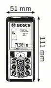 Лазерний далекомір Bosch GLM 80 (0601072300)