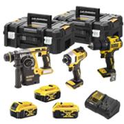 Набір з трьох інструментів безщіткових DeWALT DCK377P3T