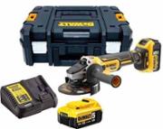 Акумуляторна кутова шліфмашина DeWALT DCG405P2