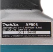 Цвяхозабивний пневматичний пістолет Makita AF506