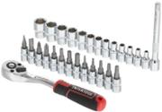 Набір головок Intertool STORM TORX PH HEX FD 1/4 "4х14 мм 28 од. Cr-V (ET-8018)