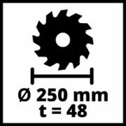 Пила торцювання Einhell TC-SM 2534/1 Dual (4300395)