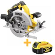 Пила дискова акумуляторна DeWALT DCS570N+DCB184