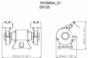 Подвійне точило Metabo DS 125 (619125000)