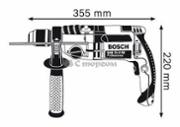 Дриль ударний Bosch GSB 21-2 RE БЗП (060119C500)