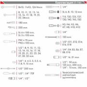 Професійний Набір інструментів 1/4   1/2 Intertool ET-7101