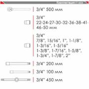 Професійний Набір інструментів 3/4 Intertool ET-6026