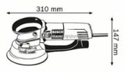 Шліфмашина ексцентрикова Bosch GEX 150 Turbo (0601250788)