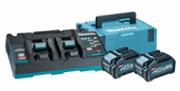 Набір Makita XGT BL4040x2/DC40RB/MAKPAC (191U00-8)