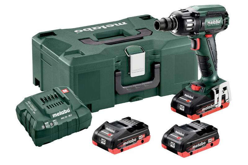 Акумуляторний ударний гайкокрут Metabo SSW 18 LTX 400 BL LiHD 3x4.0 Ah (602205940)