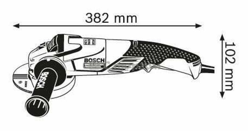 Кутова шліфмашина Bosch GWS 15-125 CIEH (0601830322)