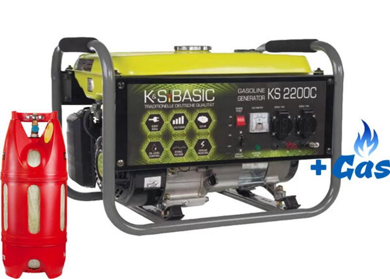 Двопаливний генератор Konner Sohnen BASIC KS 2200C ГАЗ-БЕНЗИН