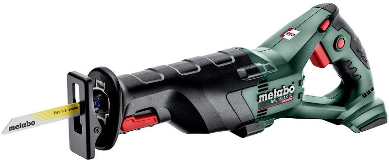 Акумуляторна шабельна пила Metabo SSE 18 LTX BL Каркас в кейсі (602267840) (без акумулятора і ЗП)