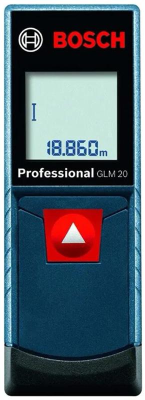 Лазерний далекомір Bosch GLM 20 (601072)