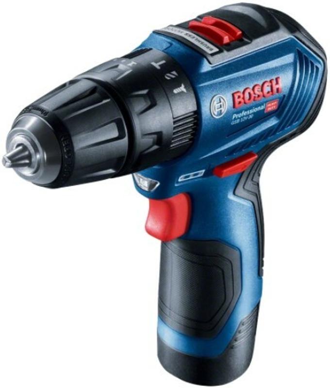 Ударний дриль-шуруповерт Bosch GSB 12V-30 (06019G9100)