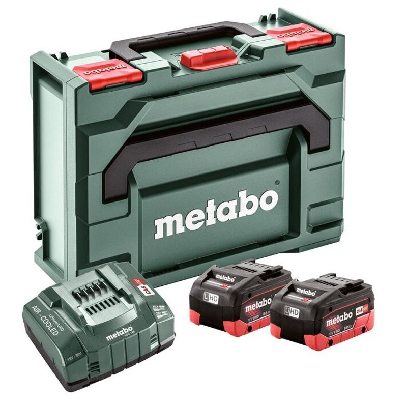 Набір акумуляторний Metabo 2 x LiHD 8.0 Ah ASC 145 + ML (685131000)