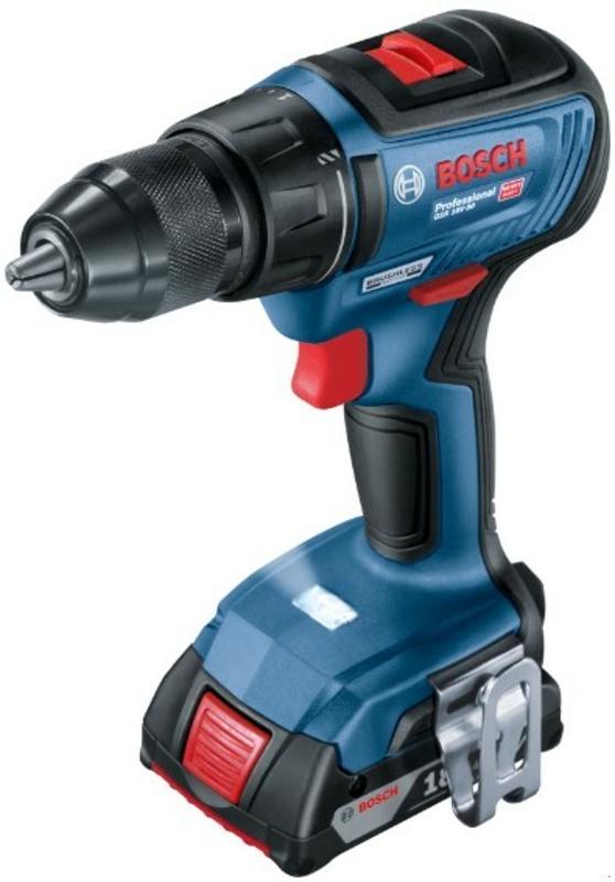 Акумуляторна дриль-шурупокрут Bosch GSR 18V-50 Professional в L-Case з 2 акб 2 Ah і з/у GAL 18V-20 (06019H5000)