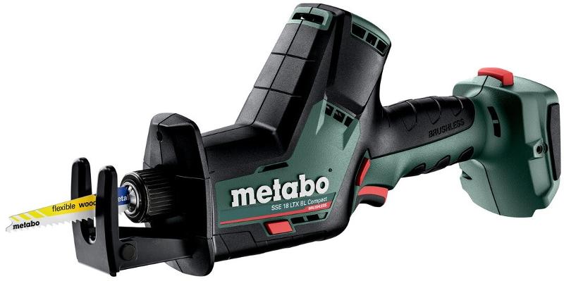 Акумуляторна шабельна пила Metabo SSE 18 LTX BL Compact Каркас (602366850) (без акумулятора і ЗП)