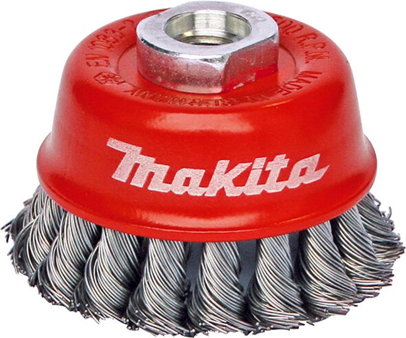 Чашкова щітка з крученим дротом Makita М14/100 мм/0.5 мм (P-04472)