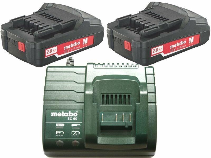 Набір Metabo SET 2 x Li-Ion 2,0 Ah 18В (685161000)