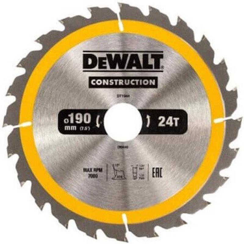 Диск пильний DeWALT 190х30мм 40 зубців (DT1945)