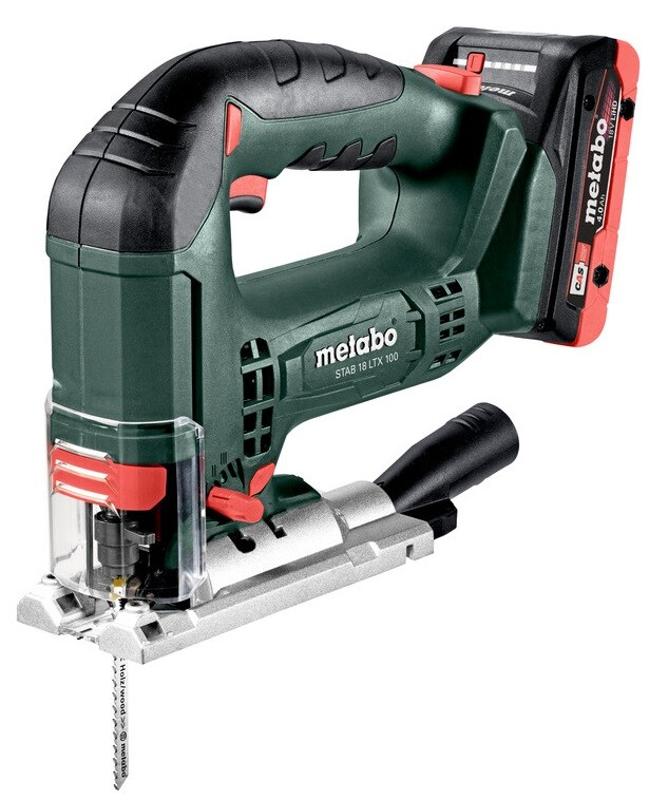 Акумуляторний лобзик Metabo STAB 18 LTX 100 LiHD 2x4.0 Ah (601003800)