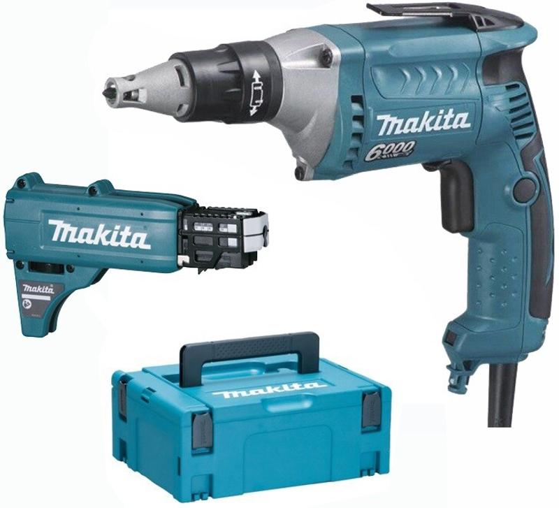 Мережевий шурупокрут для гіпсокартону Makita FS6300JX2