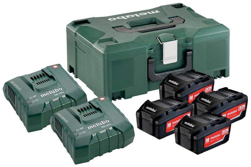 Базовий комплект Metabo Basic-Set 4x Li 5,2Ah + ML + 2x ASC Ultra (685106000)